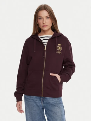 Tommy Hilfiger Bluza WW0WW46126 Bordowy Regular Fit