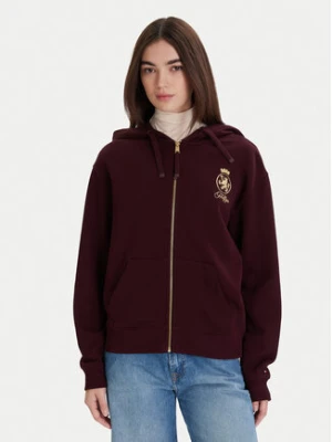 Tommy Hilfiger Bluza WW0WW46126 Bordowy Regular Fit