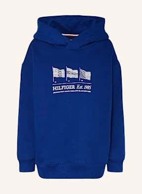 Tommy Hilfiger Bluza Z Kapturem blau