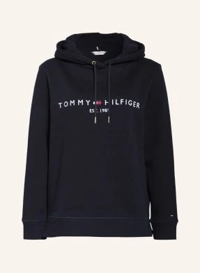 Tommy Hilfiger Bluza Z Kapturem Essential blau