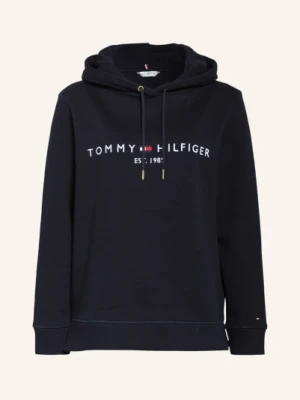 Tommy Hilfiger Bluza Z Kapturem Essential blau