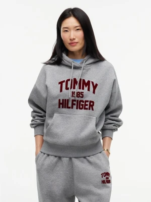 Tommy Hilfiger bluza z kapturem Kobiety szary