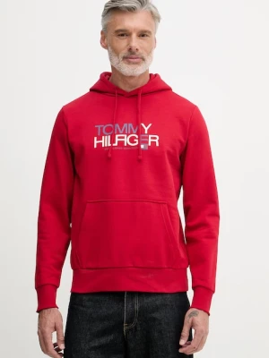 Tommy Hilfiger bluza z kapturem męska z bawełną