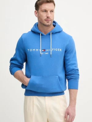 Tommy Hilfiger bluza z kapturem męska z bawełną