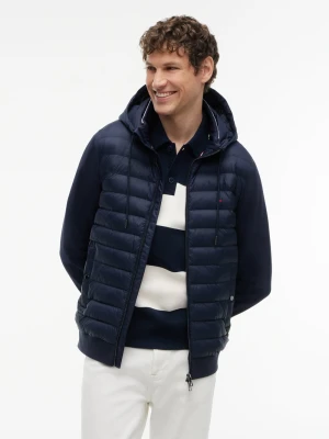 Tommy Hilfiger bluza z kapturem Mężczyźni Bawełna niebieski
