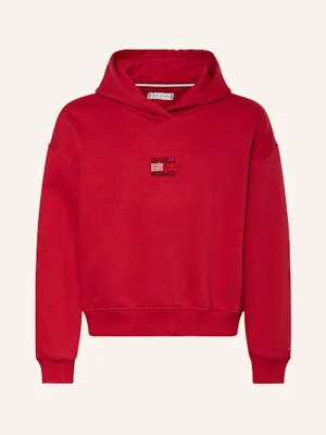 Tommy Hilfiger Bluza Z Kapturem rot
