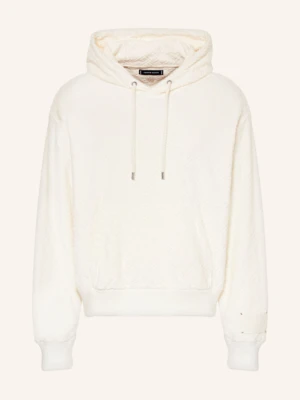 Tommy Hilfiger Bluza Z Kapturem Z Żakardu weiss