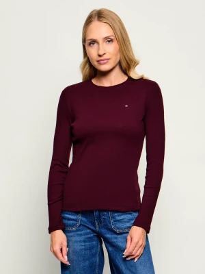 Tommy Hilfiger Bluzka Cody | Slim Fit bordowy