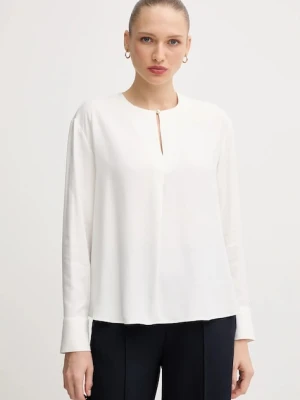 Tommy Hilfiger bluzka damska kolor beżowy gładka WW0WW47339