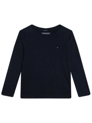 Tommy Hilfiger Bluzka KB0KB04141 S Granatowy Long Sleeve
