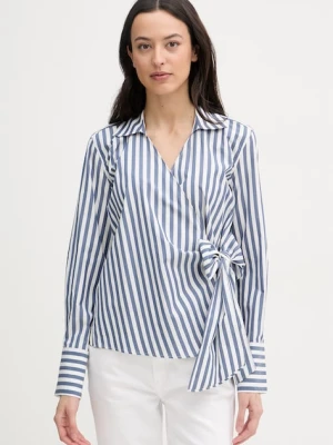 Tommy Hilfiger bluzka kopertowa damska bawełniana