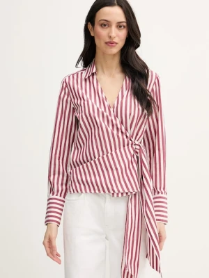 Tommy Hilfiger bluzka kopertowa damska bawełniana