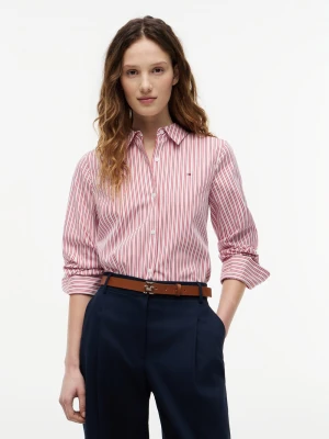 Tommy Hilfiger bluzka koszulowa Kobiety Bawełna (100%) czerwony | wielokolorowy