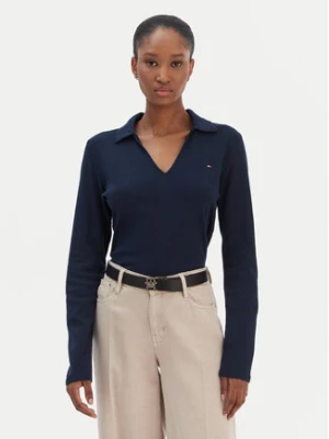 Tommy Hilfiger Bluzka Modern Cody WW0WW47850 Granatowy Slim Fit