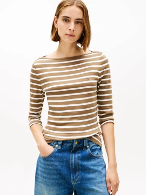 Tommy Hilfiger Bluzka NEW CODY | Slim Fit brązowy