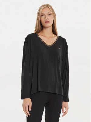 Tommy Hilfiger Bluzka UW0UW05568 Czarny Regular Fit
