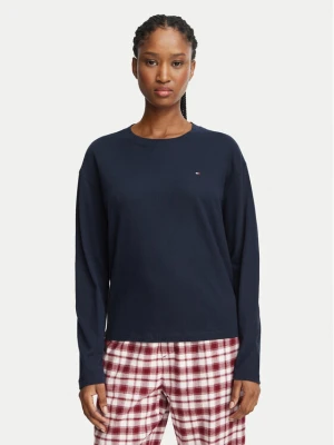 Tommy Hilfiger Bluzka UW0UW06593 Granatowy Relaxed Fit