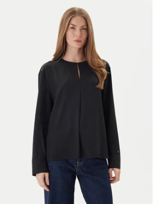Tommy Hilfiger Bluzka WW0WW47339 Czarny Relaxed Fit