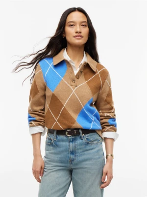 Tommy Hilfiger bluzka z dzianiny Kobiety Bawełna (100%) brązowy