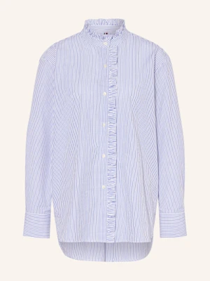 Tommy Hilfiger Bluzka Z Falbankami blau