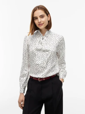 Tommy Hilfiger bluzka z kokardą Kobiety wiskoza biały