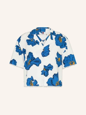 Tommy Hilfiger Bluzka Z Lnu blau