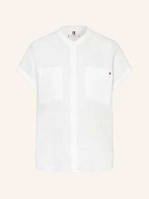 Tommy Hilfiger Bluzka Z Lnu weiss