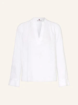 Tommy Hilfiger Bluzka Z Lnu weiss
