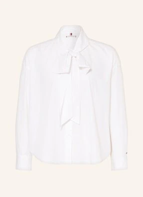 Zdjęcie produktu Tommy Hilfiger Bluzka Z Wiązaniem Pod Szyją weiss