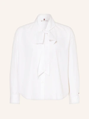 Tommy Hilfiger Bluzka Z Wiązaniem Pod Szyją weiss
