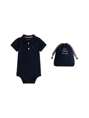 Tommy Hilfiger Body dziecięce Essential KN0KN02372 Niebieski