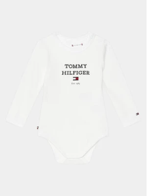 Tommy Hilfiger Body dziecięce Logo KN0KN01773 Biały