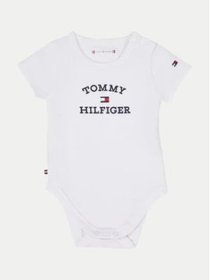 Tommy Hilfiger Body dziecięce Logo KN0KN01815 Biały