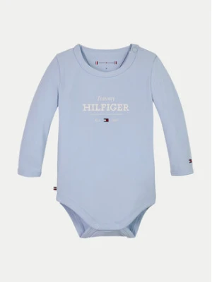 Tommy Hilfiger Body dziecięce Monotype Logo KN0KN01974 Błękitny