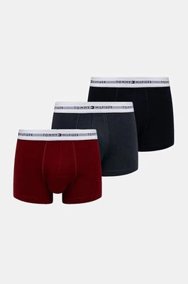 Tommy Hilfiger bokserki 3-pack męskie kolor bordowy UM0UM02761