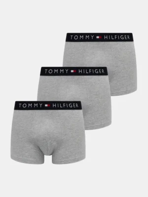 Tommy Hilfiger bokserki 3-pack męskie kolor szary UM0UM03400