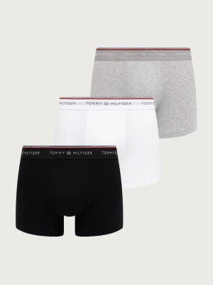 Tommy Hilfiger bokserki dopasowane męskie bawełniane z elastanem biały