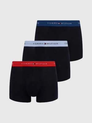 Tommy Hilfiger bokserki dopasowane męskie z bawełną 3-pack czarny