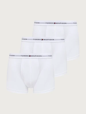 Tommy Hilfiger bokserki męskie bawełniane z elastanem 3-pack biały