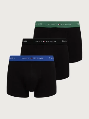 Tommy Hilfiger bokserki męskie bawełniane z elastanem 3-pack czarny