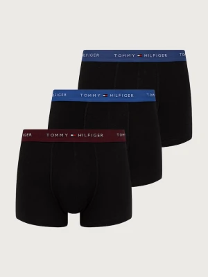 Tommy Hilfiger bokserki męskie bawełniane z elastanem 3-pack czarny