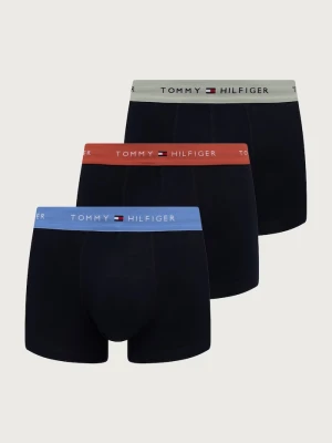 Tommy Hilfiger bokserki męskie bawełniane z elastanem 3-pack granatowy