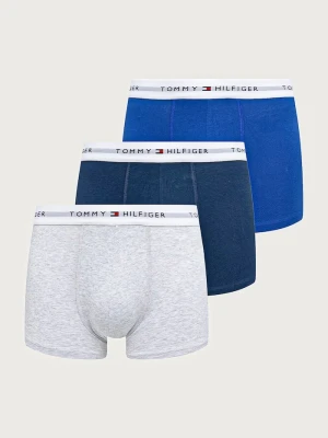 Tommy Hilfiger bokserki męskie bawełniane z elastanem 3-pack niebieski