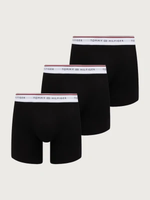 Tommy Hilfiger bokserki męskie z bawełną 3-pack czarny