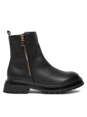 Tommy Hilfiger Botki Chelsea Boot T3A5-33566-1351 S Czarny