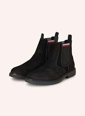 Tommy Hilfiger Botki Chelsea schwarz
