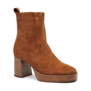 Tommy Hilfiger Botki na słupku | zamsz