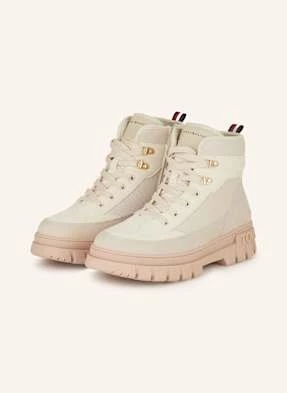 Tommy Hilfiger Botki Sznurowane beige