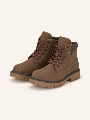 Tommy Hilfiger Botki Sznurowane braun