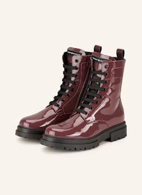 Tommy Hilfiger Botki Sznurowane rot